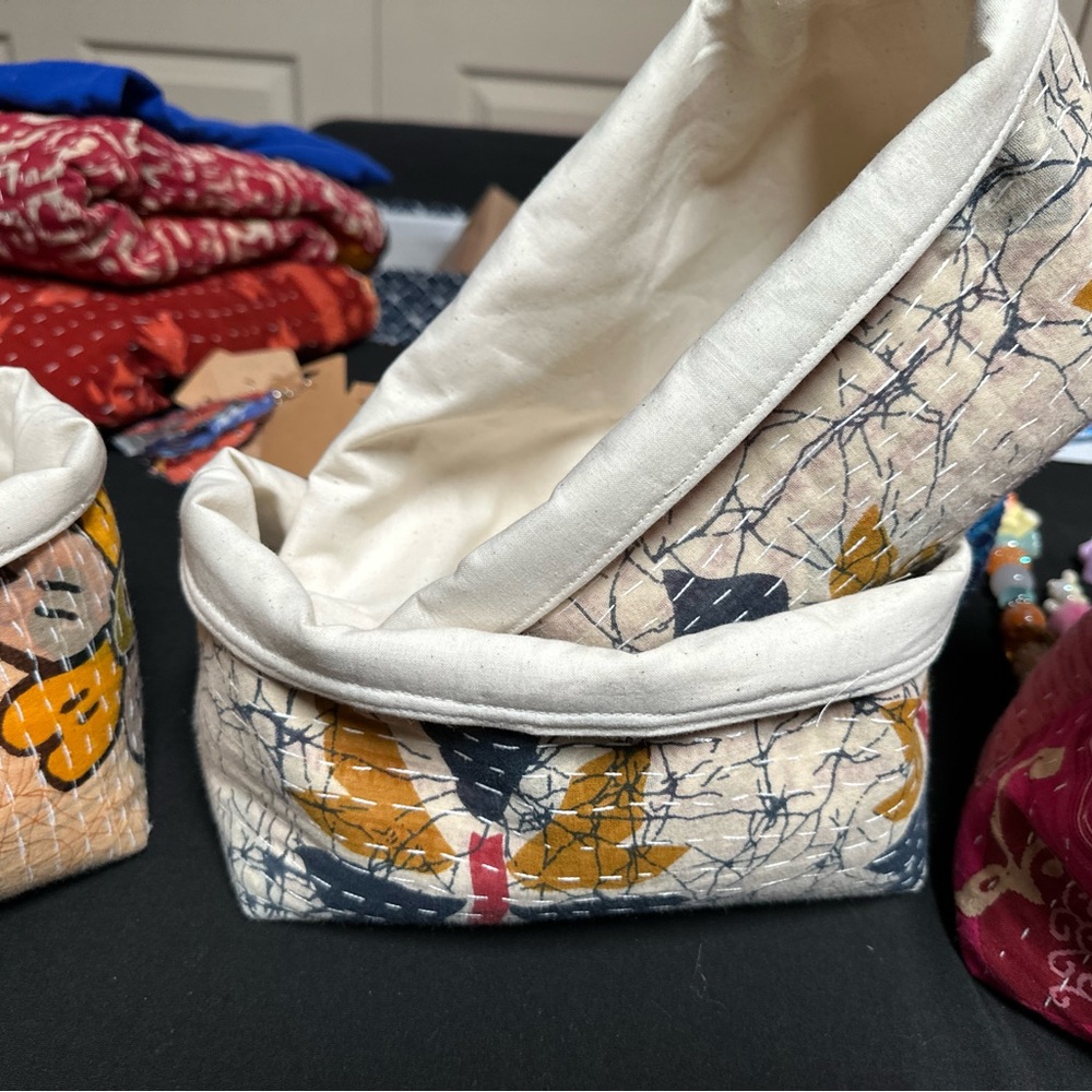 Random Pull Lined Kantha Baskets - image 2